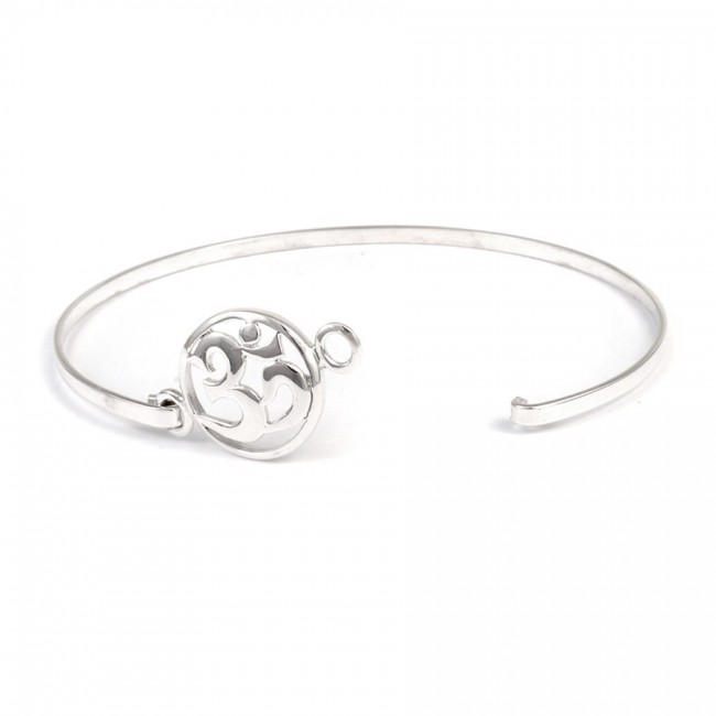 Bracelet argent symbole Om - 0 - Boutique Nirvana