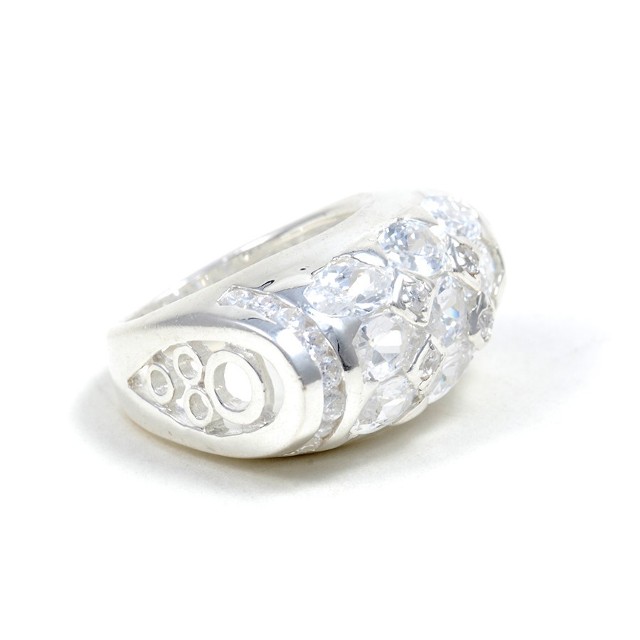 Bague argent et zirconium Raimbow - BAGUES ARGENT - Boutique Nirvana