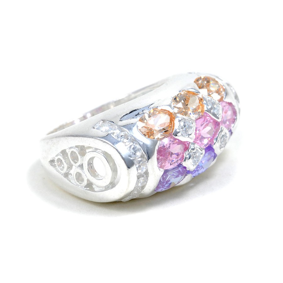 Bague argent et zirconium Raimbow - BAGUES ARGENT - Boutique Nirvana