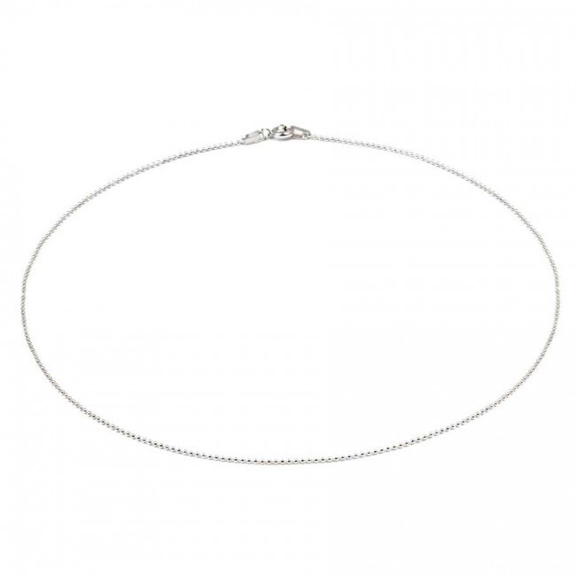 Chaine en argent petites boules Inga - BIJOUX ARGENT - Boutique Nirvana